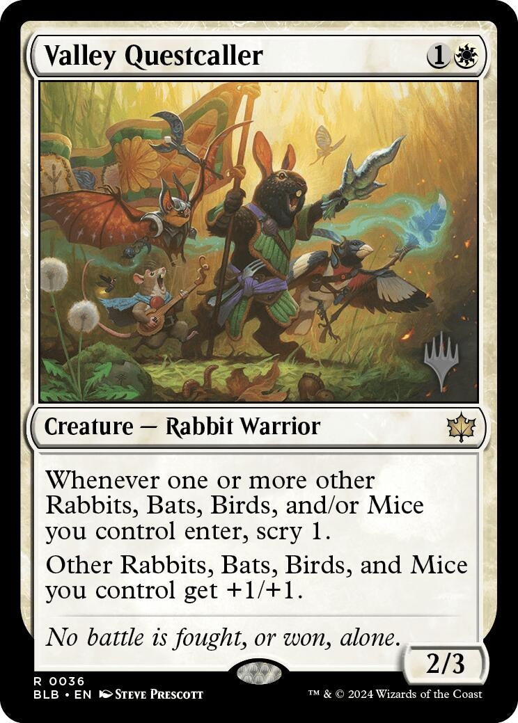 Image for Valley Questcaller (36) (Promo Pack: Bloomburrow) - Magic: The Gathering