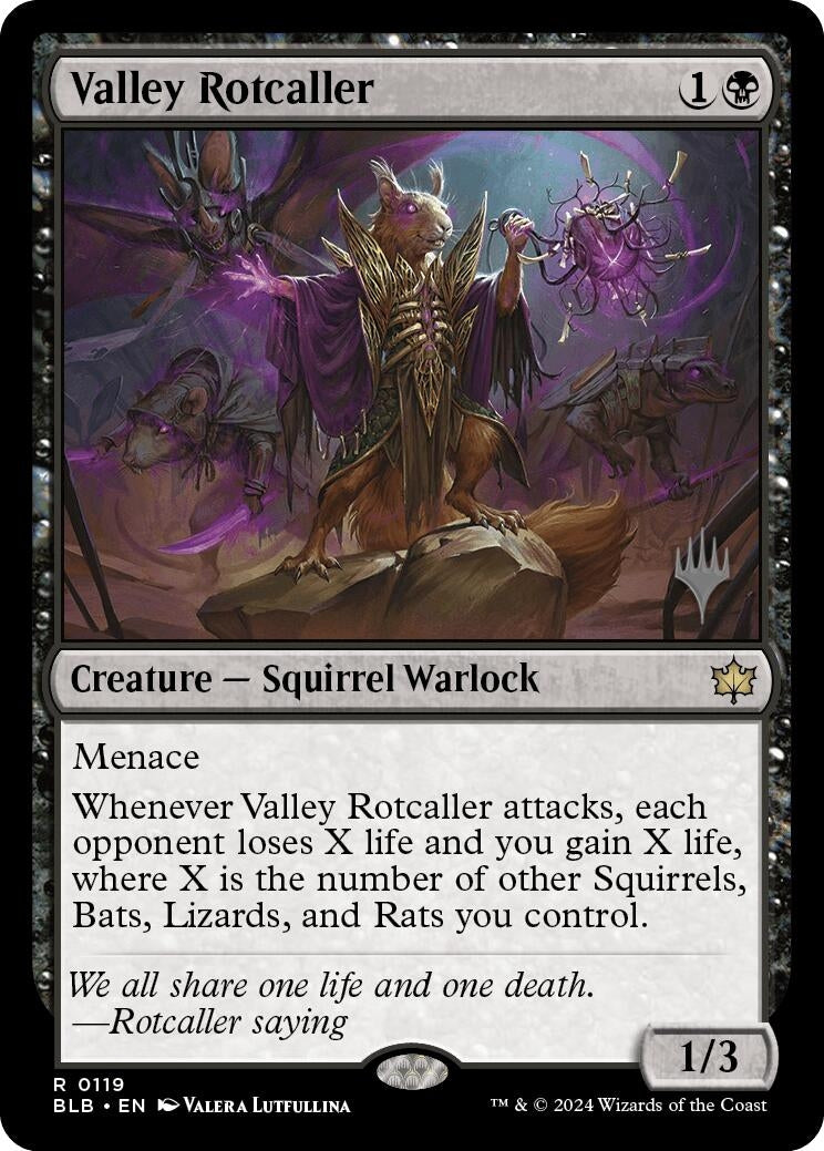 Image for Valley Rotcaller (119) (Promo Pack: Bloomburrow) - Magic: The Gathering