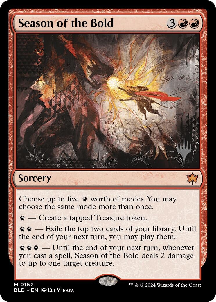 Image for Season of the Bold (152) (Promo Pack: Bloomburrow) - Magic: The Gathering