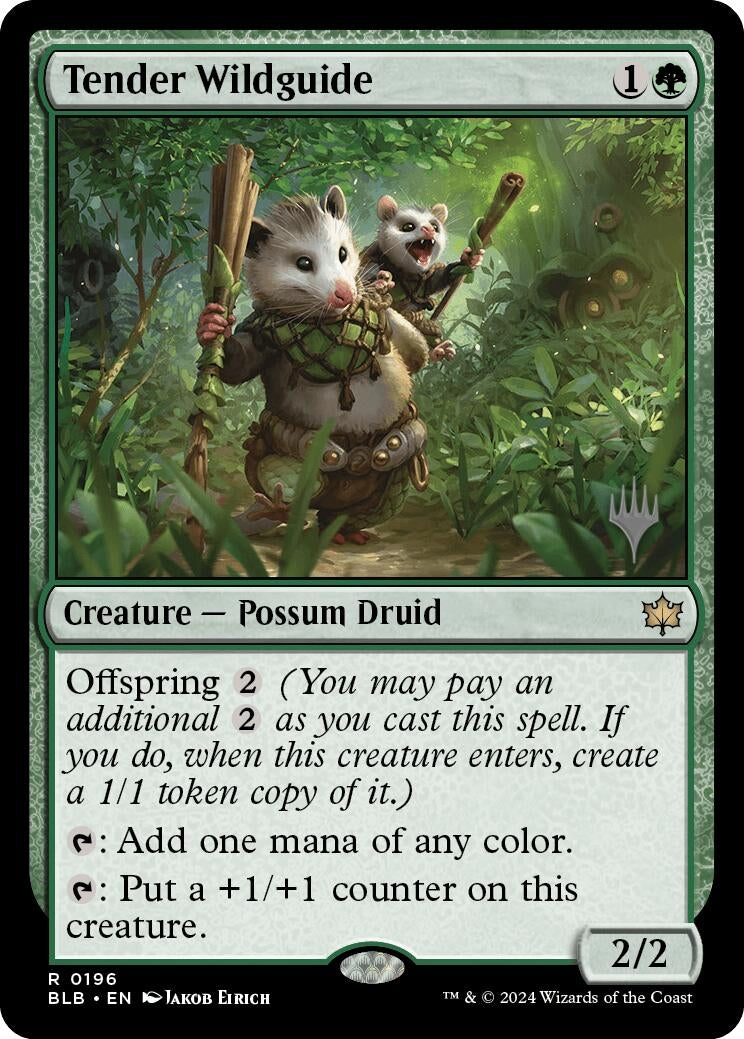 Image for Tender Wildguide (196) (Promo Pack: Bloomburrow) - Magic: The Gathering