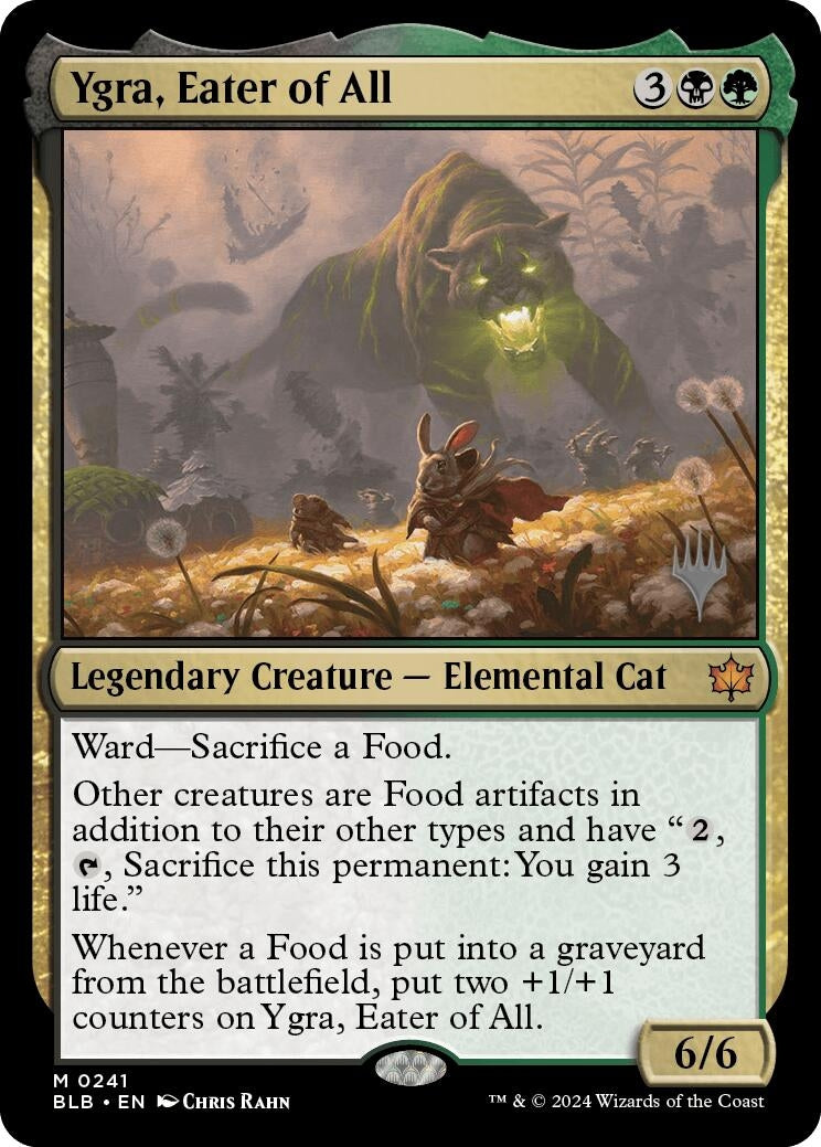Image for Ygra, Eater of All (241) (Promo Pack: Bloomburrow) - Magic: The Gathering