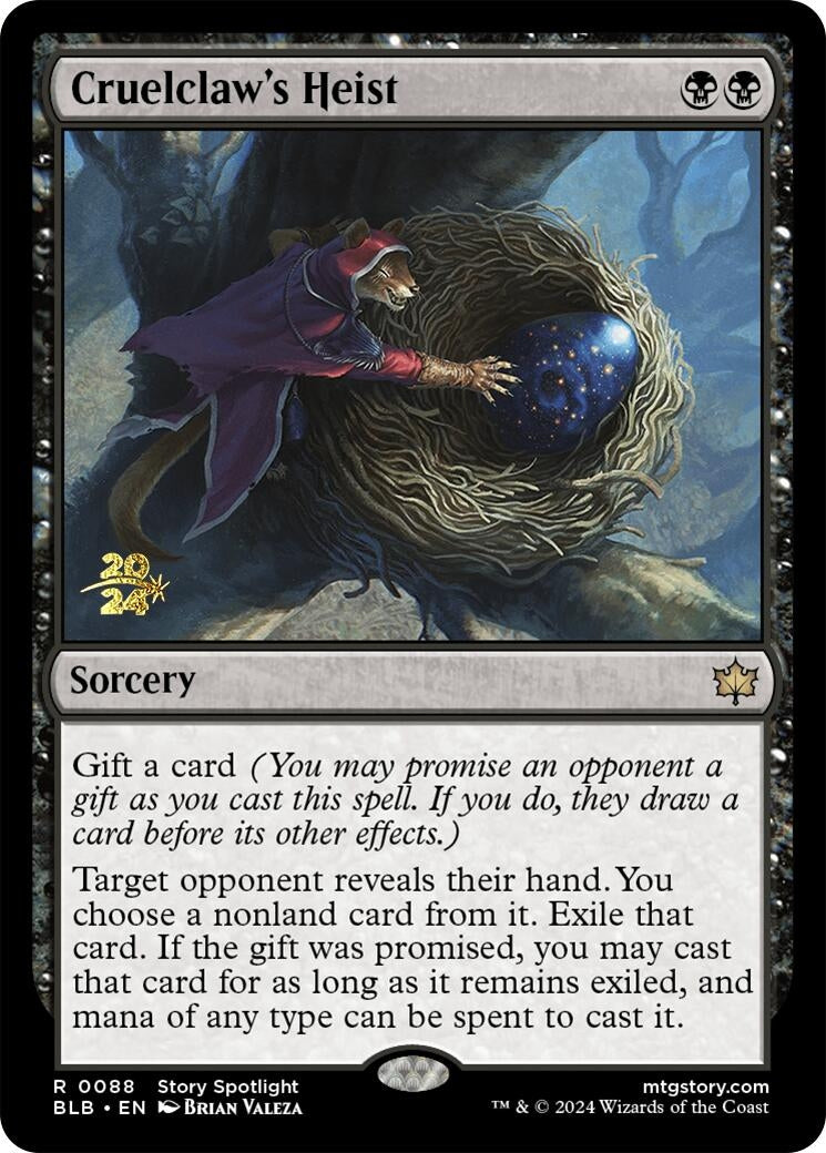 Image for Cruelclaw's Heist (88) (Prerelease Cards) - Magic: The Gathering