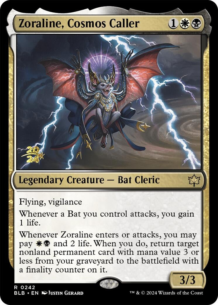 Image for Zoraline, Cosmos Caller (242) (Prerelease Cards) - Magic: The Gathering