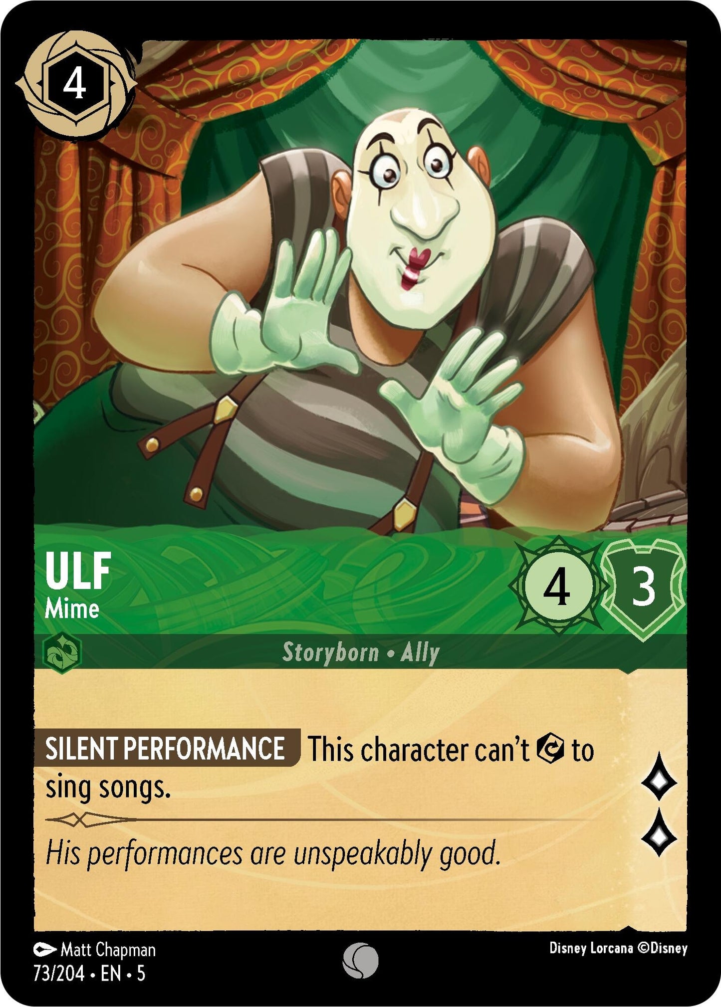 Image for Ulf - Mime (73/204) (Shimmering Skies) - Disney Lorcana