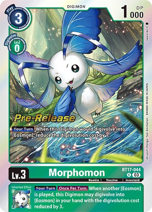 Image for Morphomon (BT17-044 R) (Secret Crisis Pre-Release Cards) - Digimon Card Game