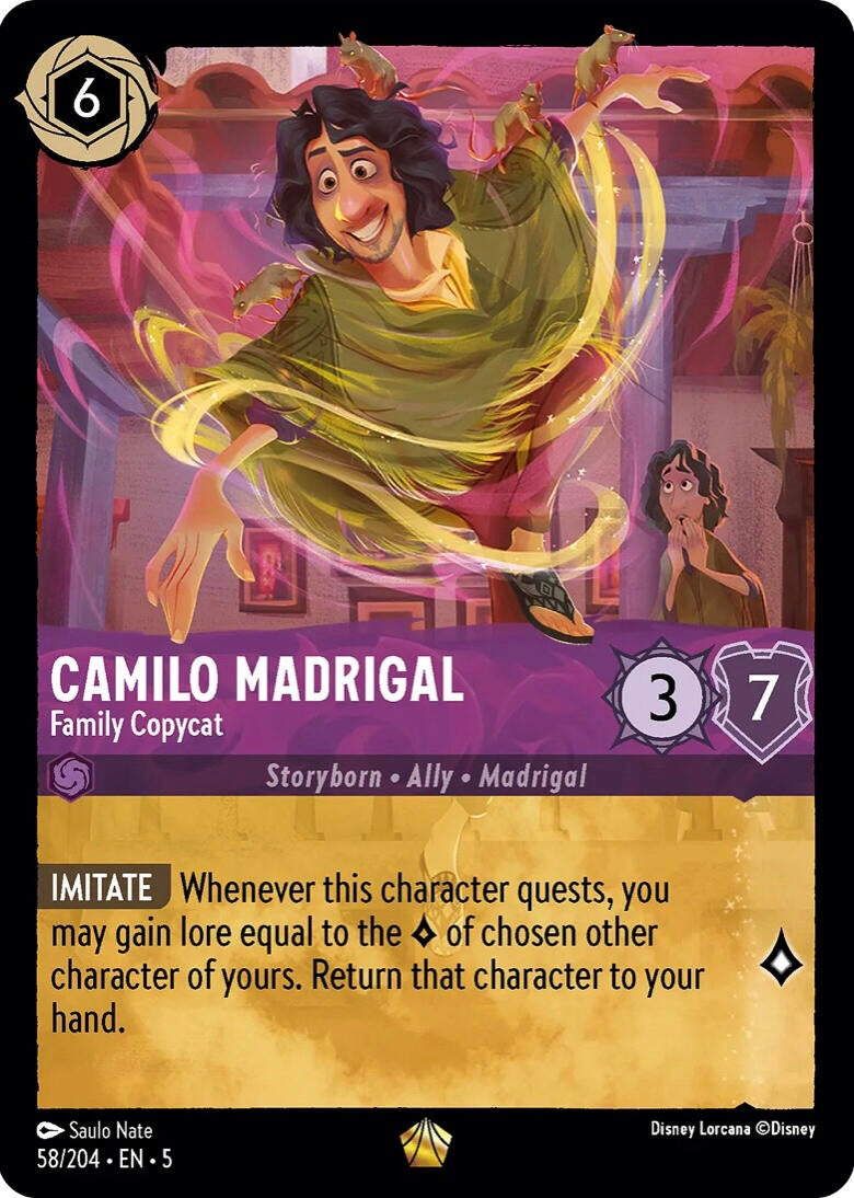 Image for Camilo Madrigal - Family Copycat (58/204) (Shimmering Skies) - Disney Lorcana