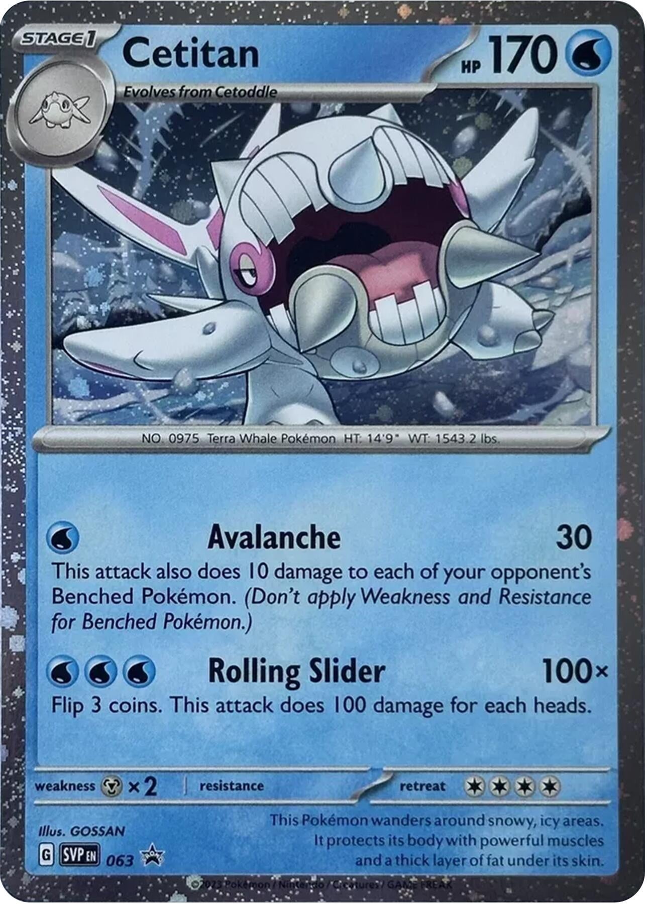 Image for Cetitan - 063 (Cosmos Holo) (063) (SV: Scarlet & Violet Promo Cards) - Pokemon