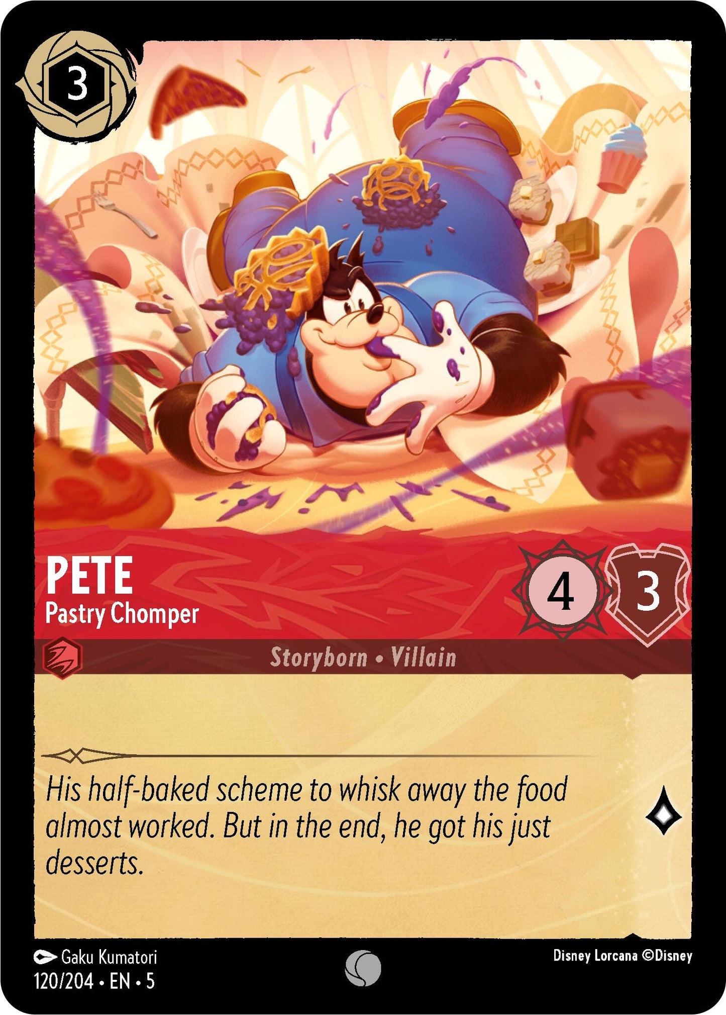 Image for Pete - Pastry Chomper (120/204) (Shimmering Skies) - Disney Lorcana