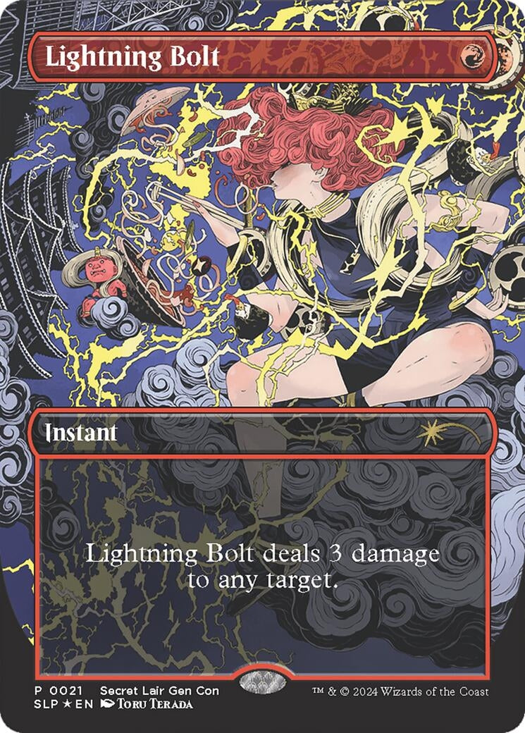 Image for Lightning Bolt (21) (Secret Lair Showdown) - Magic: The Gathering