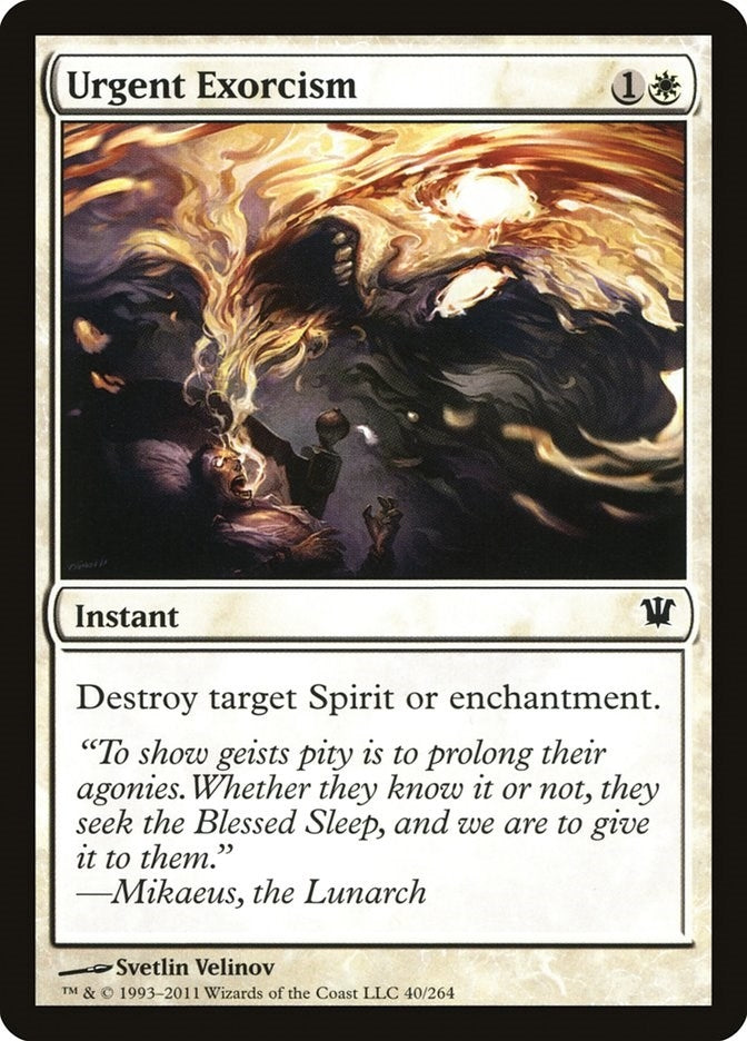 Image for Urgent Exorcism (40) (Innistrad) - Magic: The Gathering