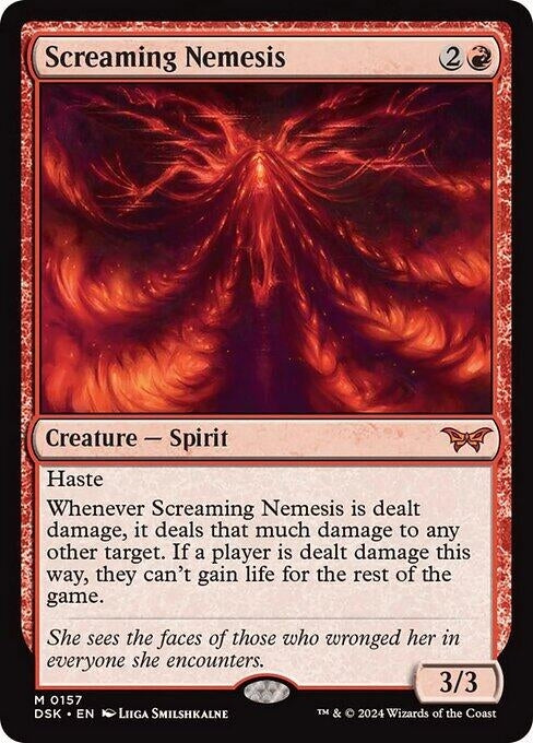 Image for Screaming Nemesis (157) (Duskmourn: House of Horror) - Magic: The Gathering