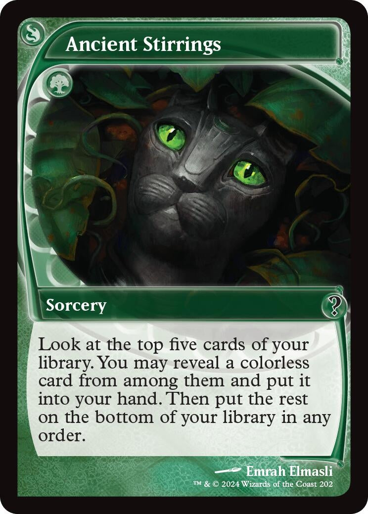 Image for Ancient Stirrings (Future Sight) (202) (Mystery Booster 2) - Magic: The Gathering