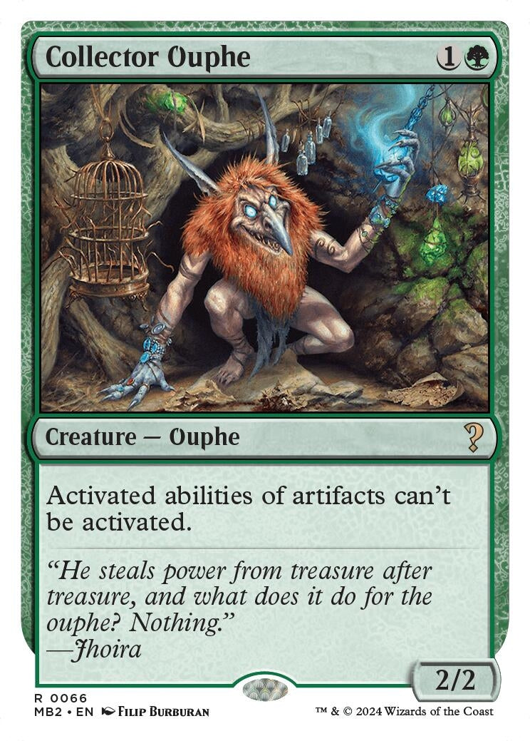 Image for Collector Ouphe (White Border) (66) (Mystery Booster 2) - Magic: The Gathering