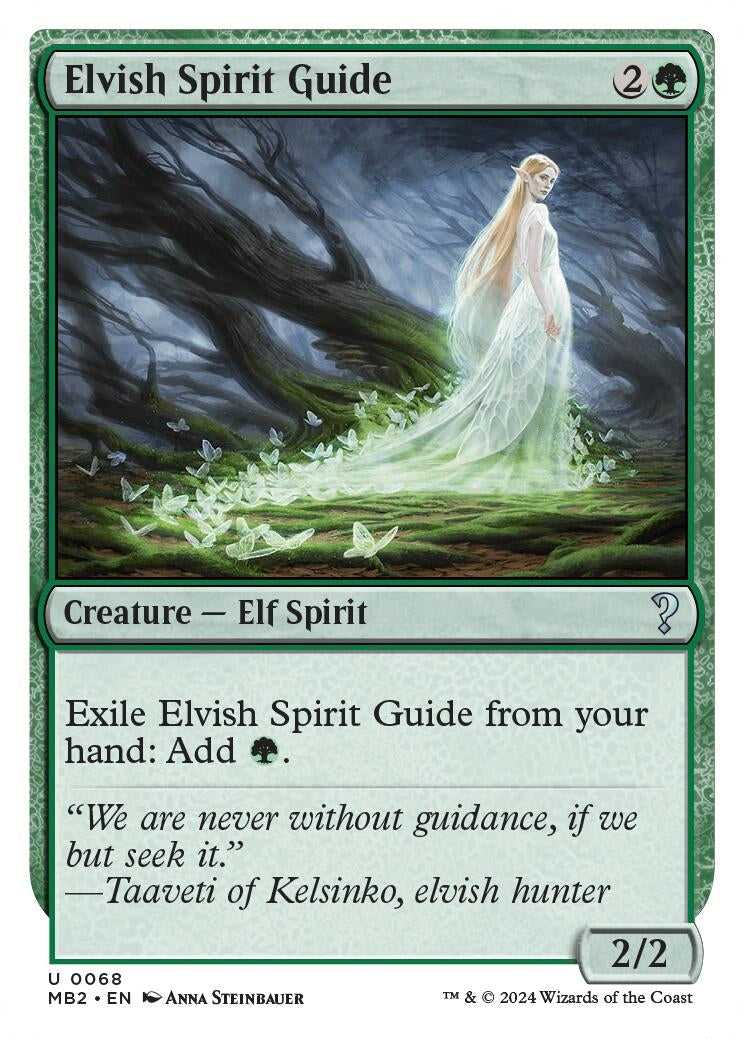 Image for Elvish Spirit Guide (White Border) (68) (Mystery Booster 2) - Magic: The Gathering