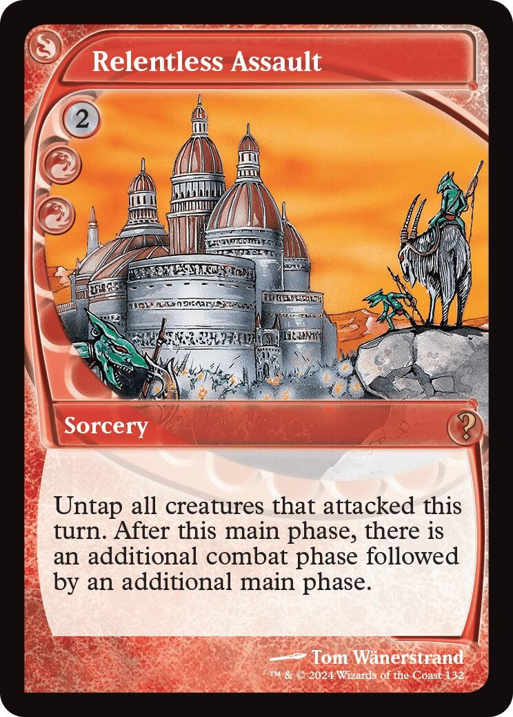 Image for Relentless Assault (Future Sight) (132) (Mystery Booster 2) - Magic: The Gathering