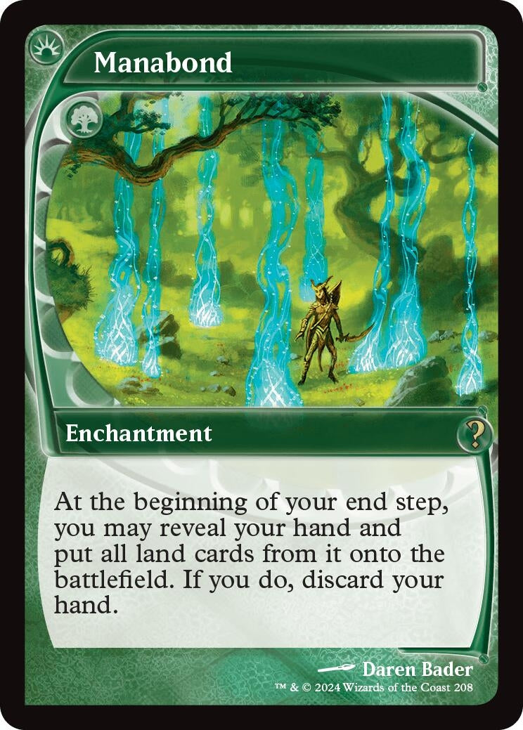 Image for Manabond (Future Sight) (208) (Mystery Booster 2) - Magic: The Gathering