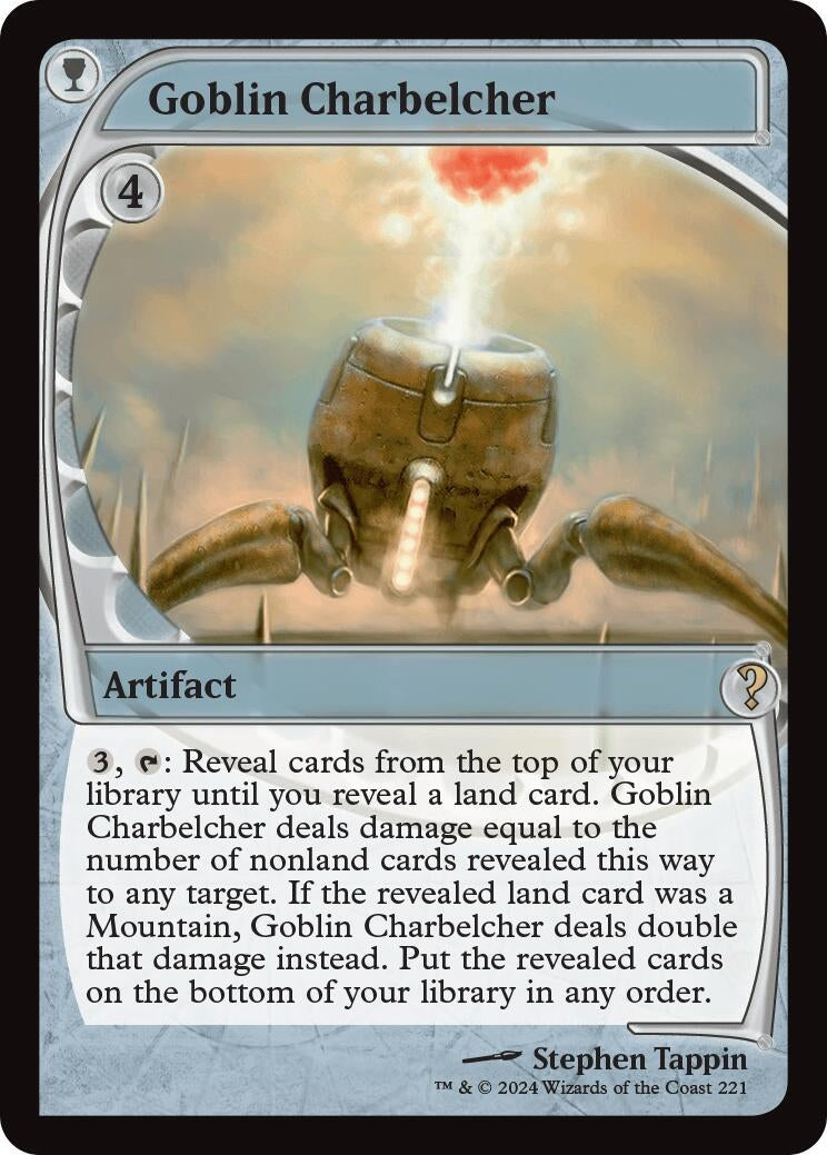 Image for Goblin Charbelcher (Future Sight) (221) (Mystery Booster 2) - Magic: The Gathering