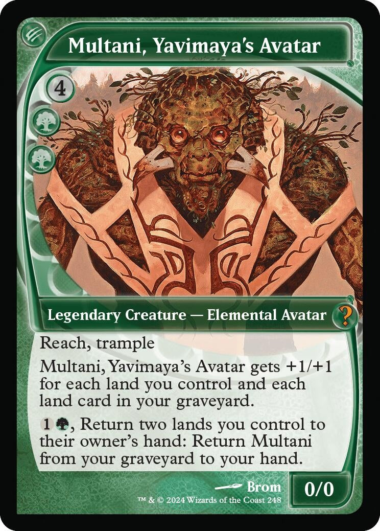 Image for Multani, Yavimaya's Avatar (Future Sight) (248) (Mystery Booster 2) - Magic: The Gathering