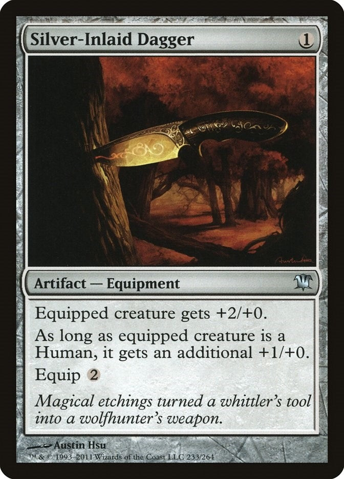Image for Silver-Inlaid Dagger (233) (Innistrad) - Magic: The Gathering