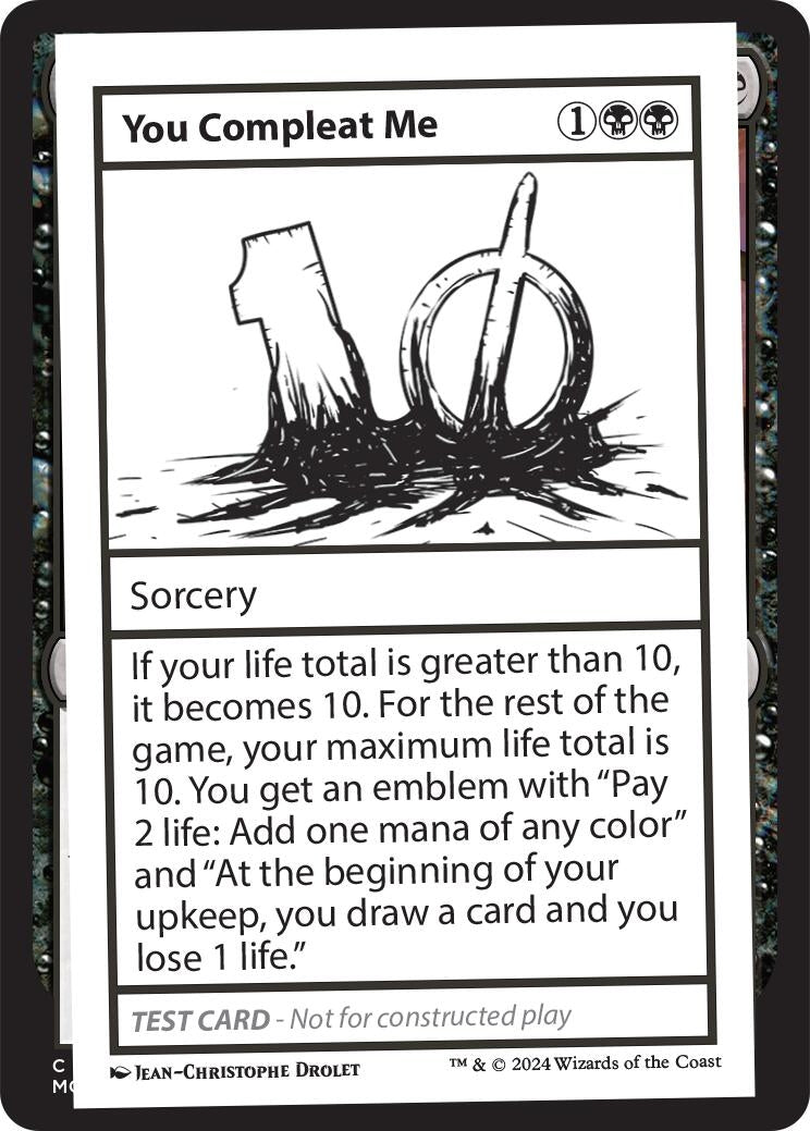 Image for You Compleat Me (Mystery Booster 2 Playtest Cards) - Magic: The Gathering