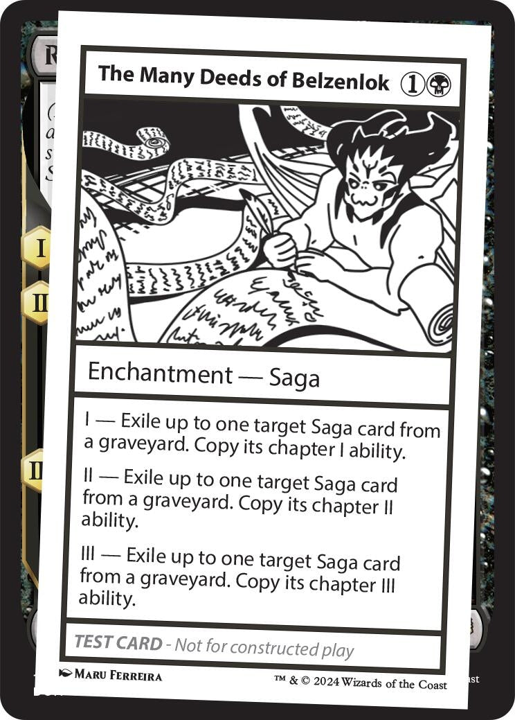 Image for The Many Deeds of Belzenlok (Mystery Booster 2 Playtest Cards) - Magic: The Gathering
