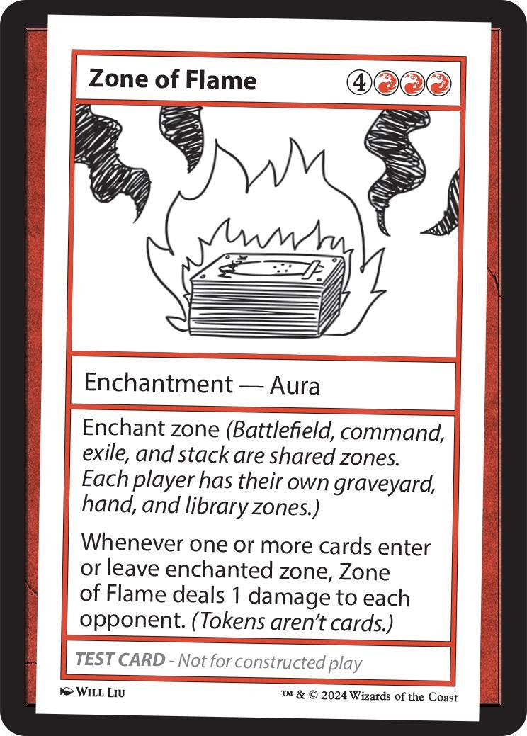 Image for Zone of Flame (Mystery Booster 2 Playtest Cards) - Magic: The Gathering