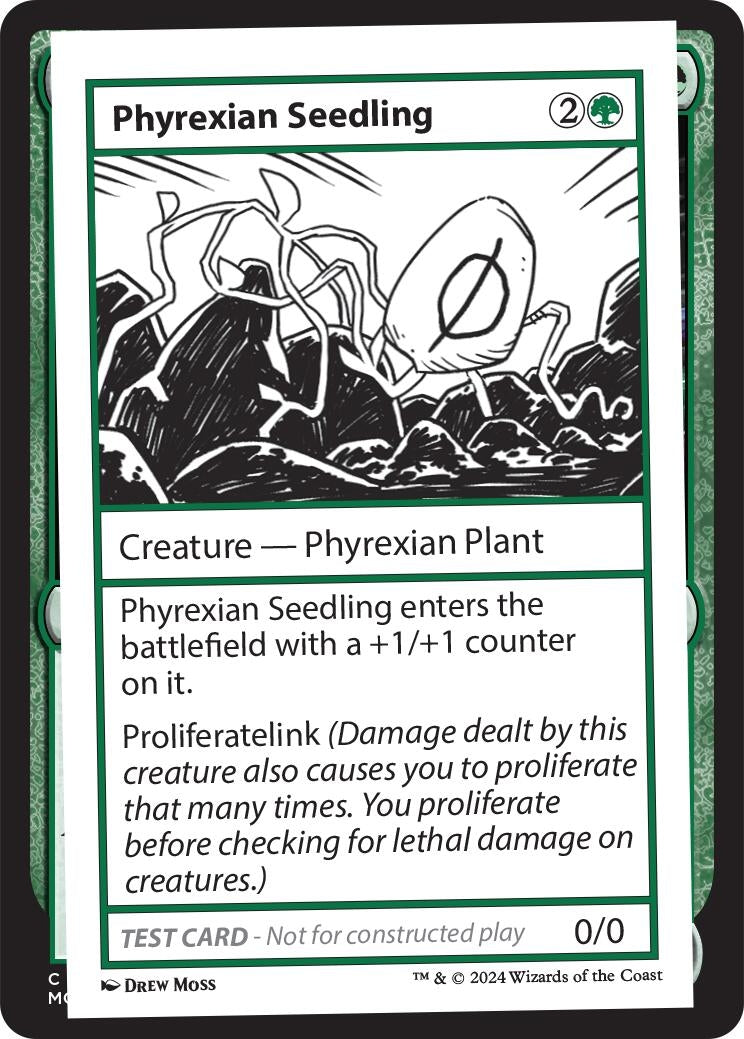 Image for Phyrexian Seedling (Mystery Booster 2 Playtest Cards) - Magic: The Gathering