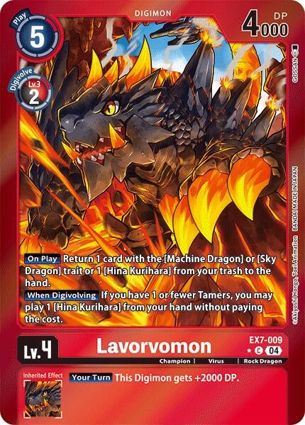 Image for Lavorvomon (Foil) (EX7-009 C) (Digimon LIBERATOR) - Digimon Card Game
