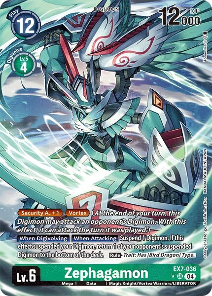 Image for Zephagamon (Alternate Art) (EX7-036 SR) (Digimon LIBERATOR) - Digimon Card Game