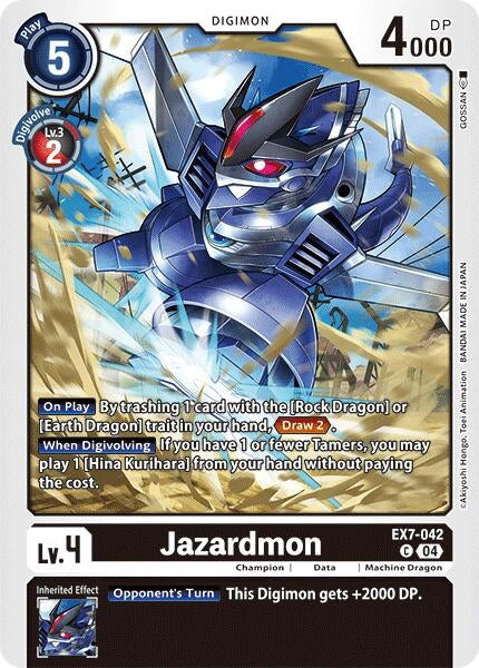 Image for Jazardmon (EX7-042 C) (Digimon LIBERATOR) - Digimon Card Game