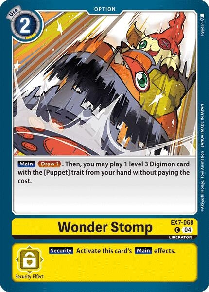 Image for Wonder Stomp (EX7-068 C) (Digimon LIBERATOR) - Digimon Card Game
