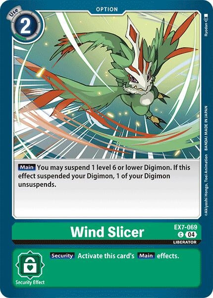 Image for Wind Slicer (EX7-069 C) (Digimon LIBERATOR) - Digimon Card Game