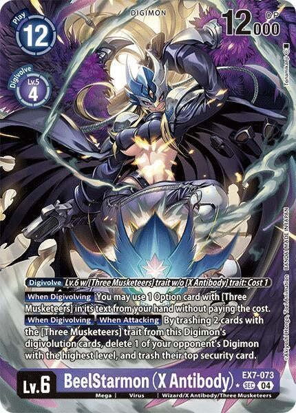 Image for BeelStarmon (X Antibody) (Alternate Art) (EX7-073 SCR) (Digimon LIBERATOR) - Digimon Card Game