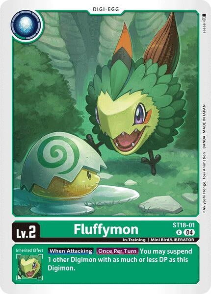 Image for Fluffymon (ST18-01 C) (Starter Deck 18: Guardian Vortex) - Digimon Card Game
