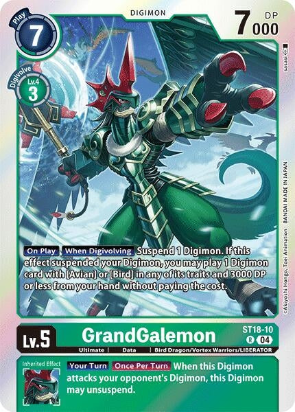 Image for GrandGalemon (ST18-10 R) (Starter Deck 18: Guardian Vortex) - Digimon Card Game