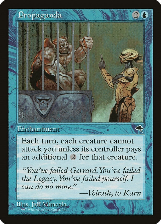 Image for Propaganda (80) (Tempest) - Magic: The Gathering