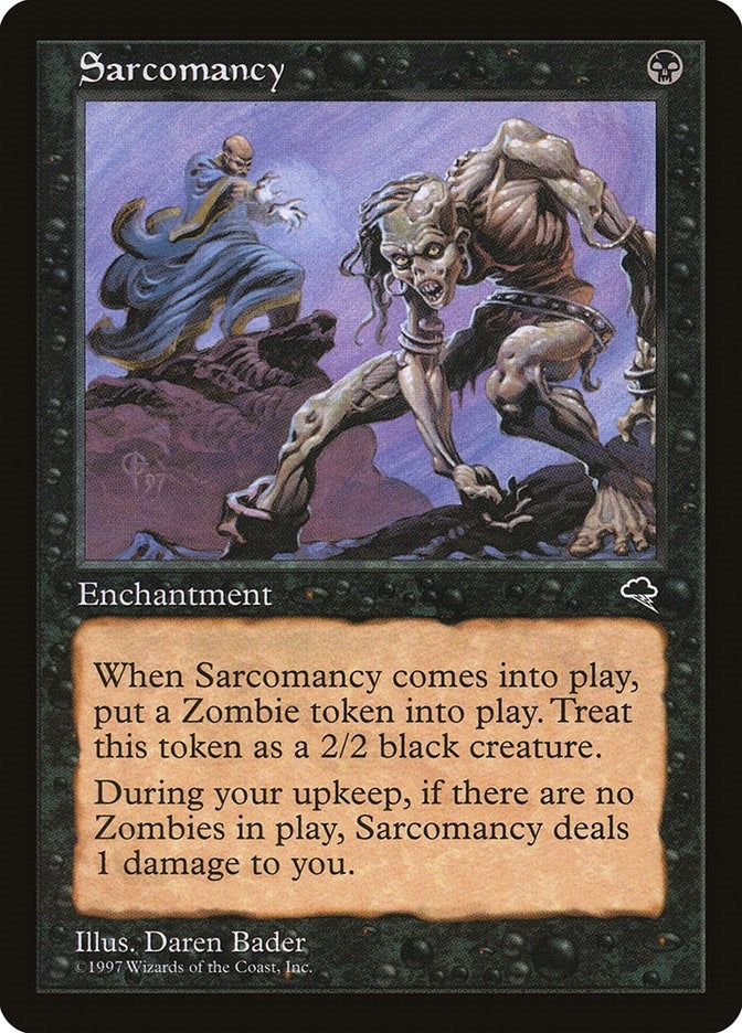 Image for Sarcomancy (154) (Tempest) - Magic: The Gathering