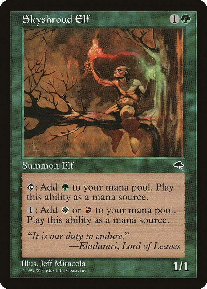 Image for Skyshroud Elf (255) (Tempest) - Magic: The Gathering