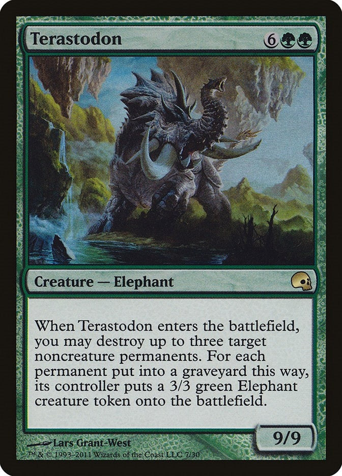 Image for Terastodon (7) (Premium Deck Series: Graveborn) - Magic: The Gathering