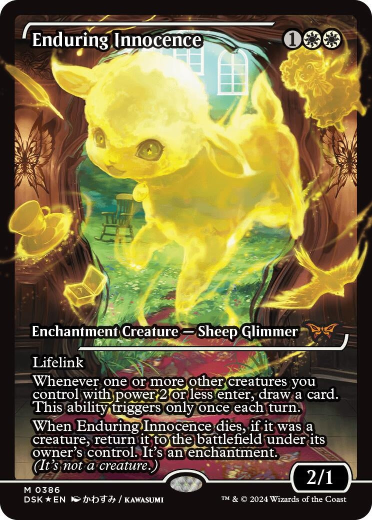 Image for Enduring Innocence (Showcase) (386) (Duskmourn: House of Horror) - Magic: The Gathering