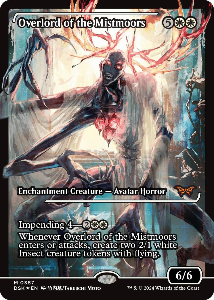 Image for Overlord of the Mistmoors (Showcase) (387) (Duskmourn: House of Horror) - Magic: The Gathering