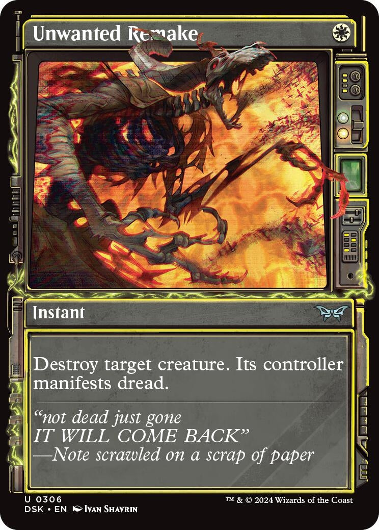 Image for Unwanted Remake (Showcase) (306) (Duskmourn: House of Horror) - Magic: The Gathering