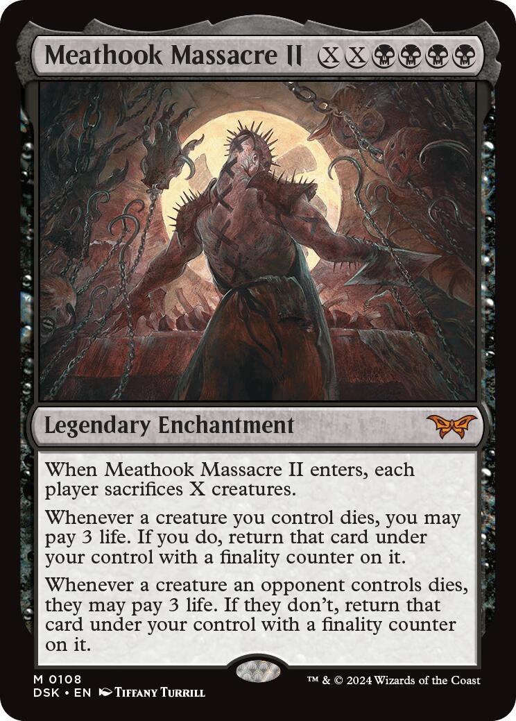 Image for Meathook Massacre II (0108) (108) (Duskmourn: House of Horror) - Magic: The Gathering