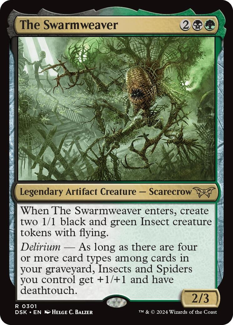 Image for The Swarmweaver (0301) (301) (Duskmourn: House of Horror) - Magic: The Gathering