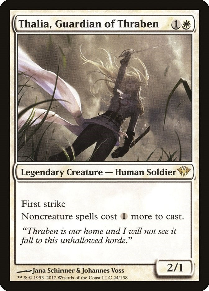 Image for Thalia, Guardian of Thraben (24) (Dark Ascension) - Magic: The Gathering