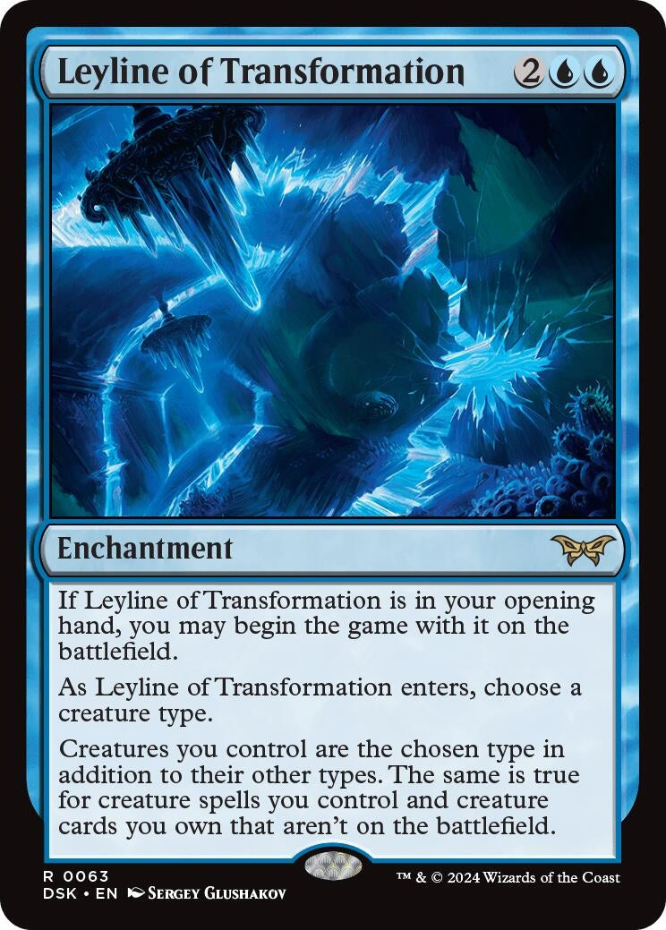 Image for Leyline of Transformation (63) (Duskmourn: House of Horror) - Magic: The Gathering