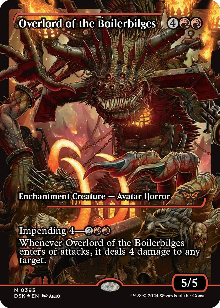 Image for Overlord of the Boilerbilges (Showcase) (393) (Duskmourn: House of Horror) - Magic: The Gathering