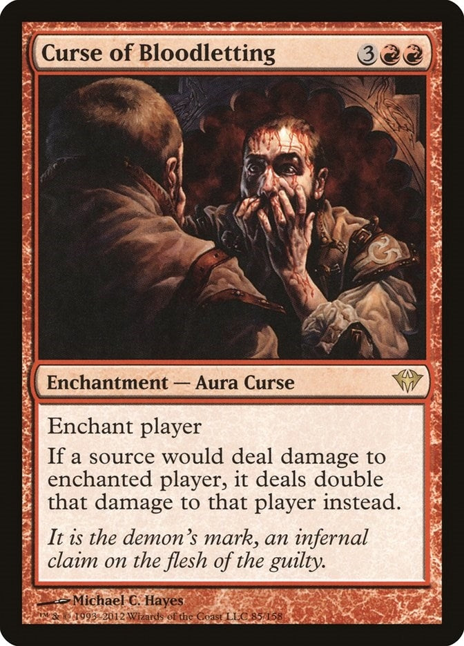 Image for Curse of Bloodletting (85) (Dark Ascension) - Magic: The Gathering