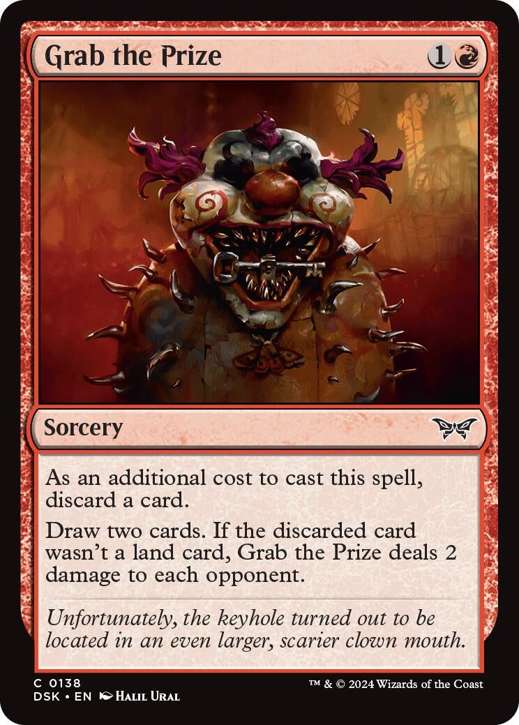 Image for Grab the Prize (138) (Duskmourn: House of Horror) - Magic: The Gathering