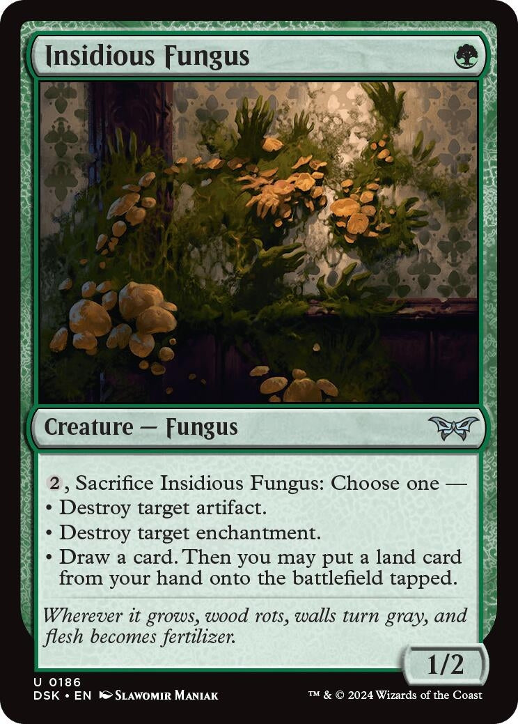 Image for Insidious Fungus (186) (Duskmourn: House of Horror) - Magic: The Gathering
